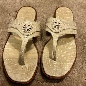 Tory Burch sandals.